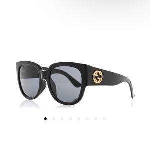 Women’s Gucci black oversized sunglasses GG142SA